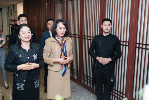 罗湖区人大常委副主任谭会茹一行莅临狗子28调研
